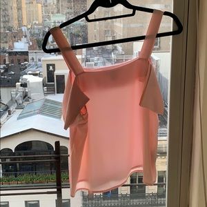 Pink off the shoulder top